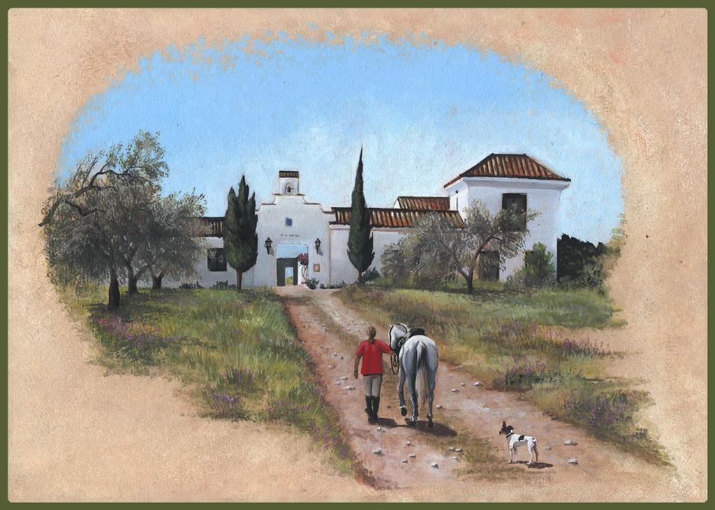 Maison d'hôtes Hacienda Dos Olivos à Aznalcázar Extérieur photo